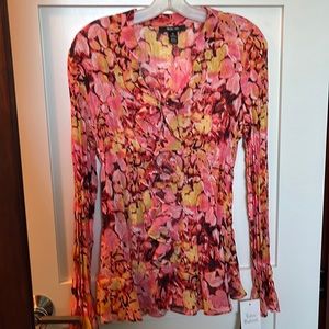 Multi colored floral blouse from Style and Co.